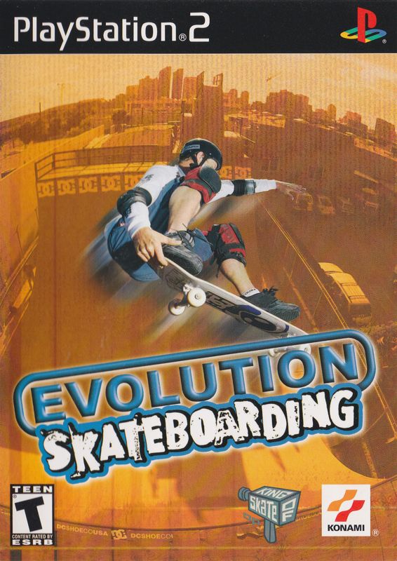 Evolution Skateboarding box art for Playstation 2
